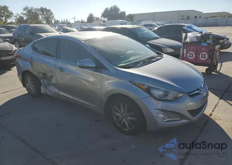 2015 Hyundai Elantra Se z USA, uszkodzony, nr VIN 5NPDH4AE4FH550776